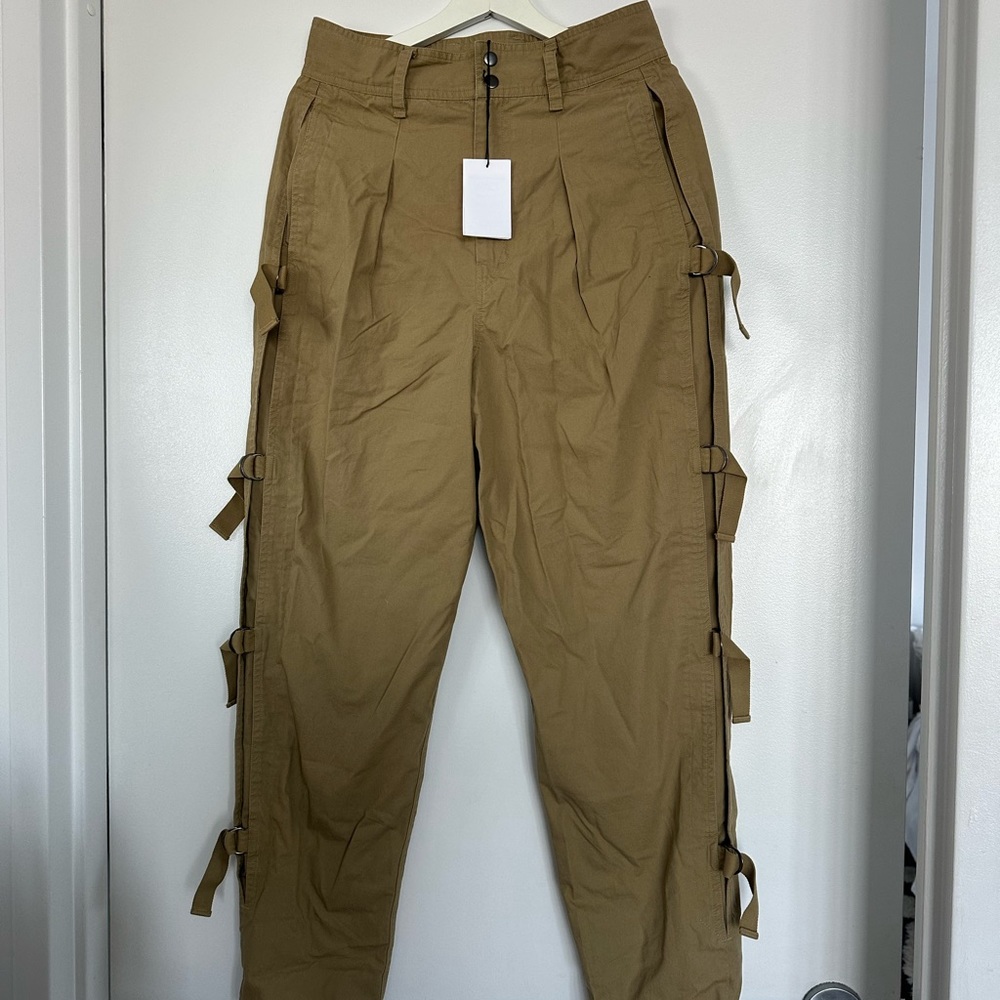 Isabel Marant Khaki Pants with buckles